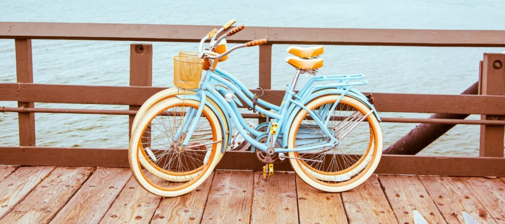 A bike which you can use for Sustainable Travel​.